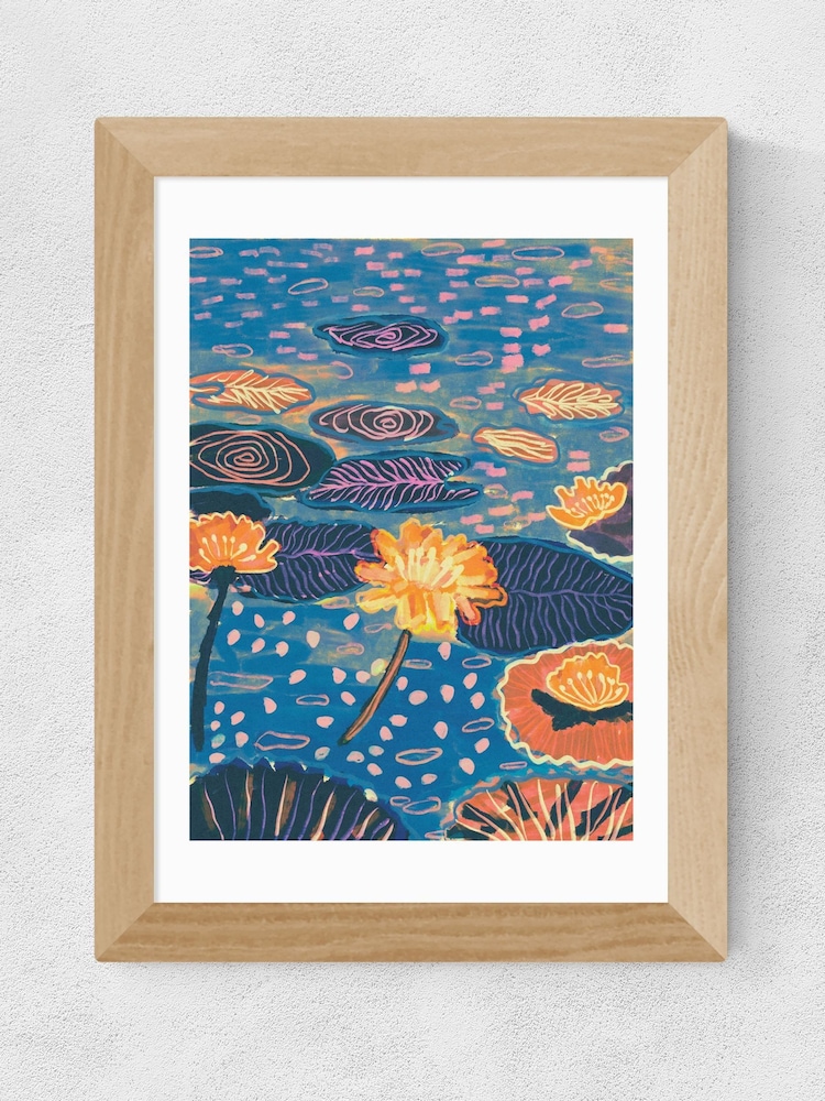 East End Prints Oak Magic Pond Framed Print Wall Art by Alisa Galitsyna - Image 2 of 3