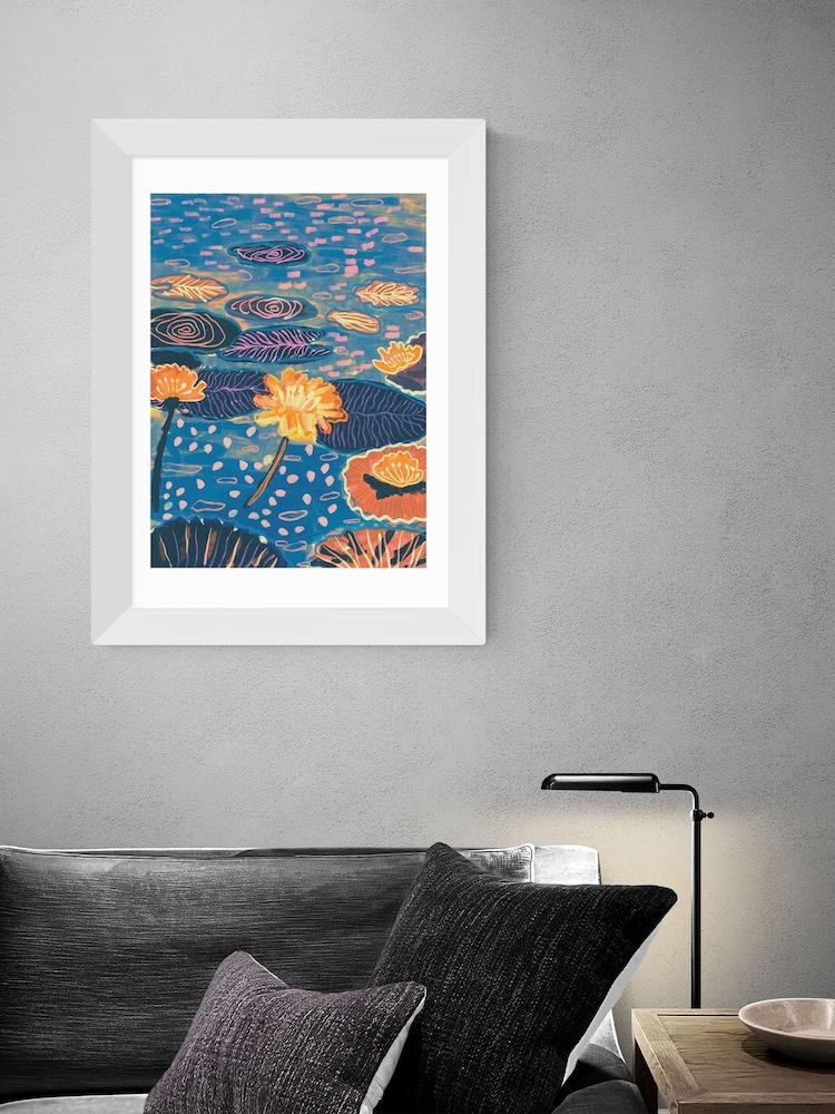 East End Prints White Magic Pond Framed Print Wall Art by Alisa Galitsyna - Image 1 of 3