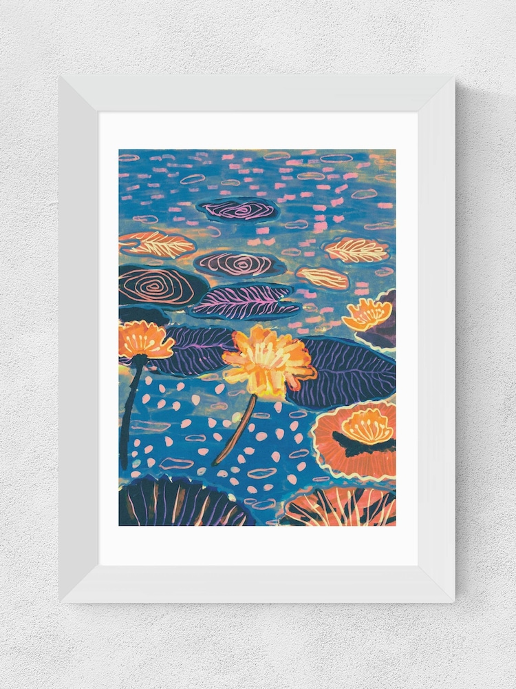 East End Prints White Magic Pond Framed Print Wall Art by Alisa Galitsyna - Image 2 of 3