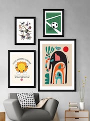 East End Prints Black Three Elephants Framed Print Wall Art by Rachel Lee - Image 3 of 3