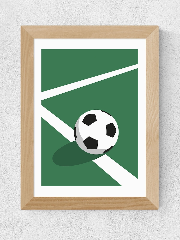East End Prints Oak Football Framed Print Wall Art by Rocket Jack - Image 2 of 3 East End Prints Oak Football Framed Print Wall Art by Rocket Jack - Image 2 of 3