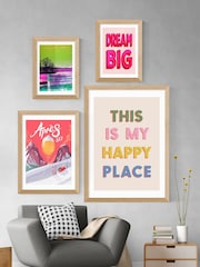 East End Prints Oak This Is My Happy Place Wall Art by Studio Eleni - Image 3 of 3