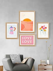 East End Prints Oak Love is Love Wall Art by Studio Eleni - Image 3 of 3