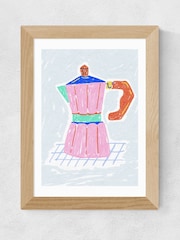 East End Prints Oak Coffee Corner Moka Pot by Kartika Paramita - Image 2 of 3