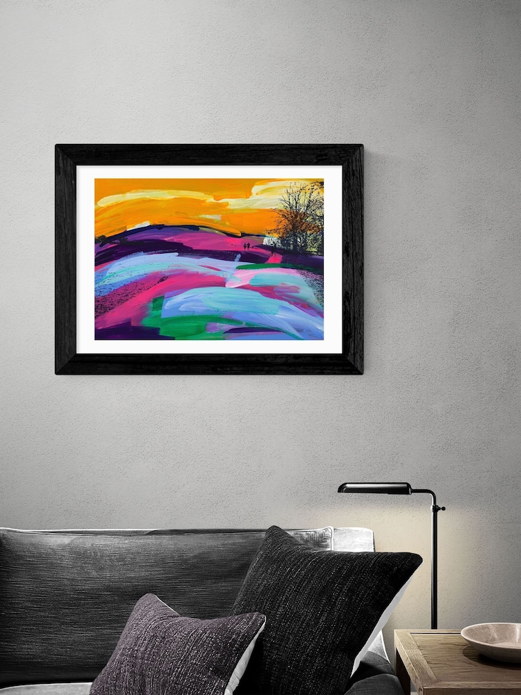 East End Prints Black New Horizons Framed Print Wall Art by Lucy Merriman - Image 1 of 3
