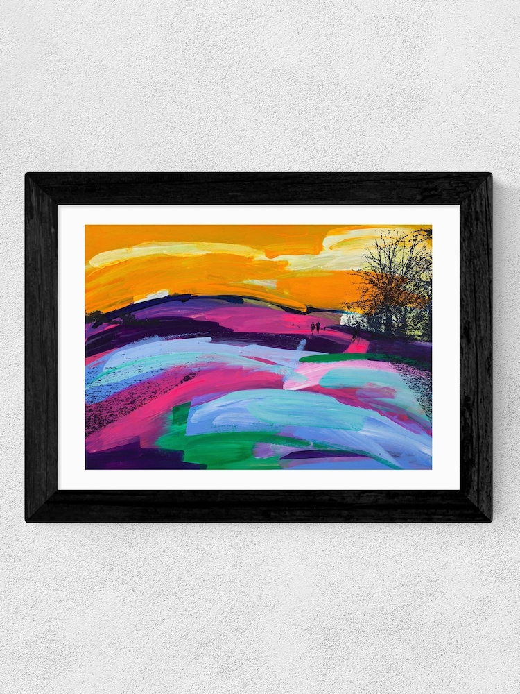 East End Prints Black New Horizons Framed Print Wall Art by Lucy Merriman - Image 2 of 3
