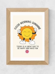East End Prints Oak Good Morning Sunshine Wall Art by Mother & Sun Studio - Image 2 of 3