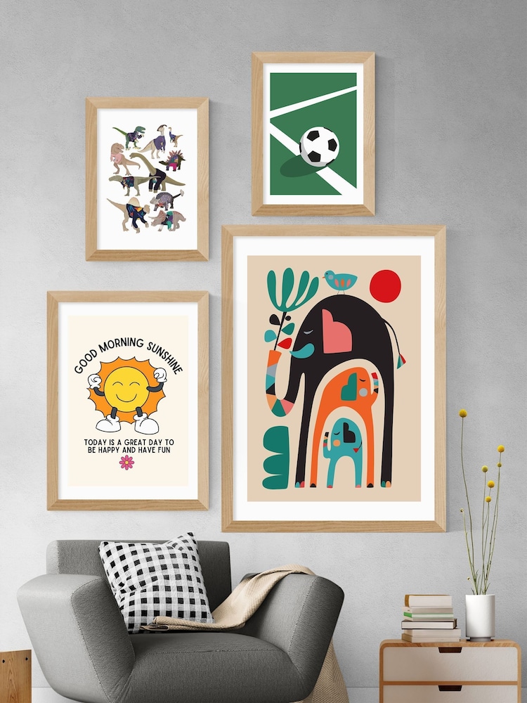 East End Prints Oak Good Morning Sunshine Wall Art by Mother & Sun Studio - Image 3 of 3
