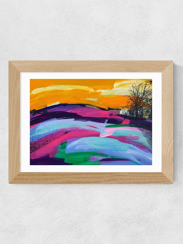 East End Prints Oak New Horizons Framed Print Wall Art by Lucy Merriman - Image 2 of 3