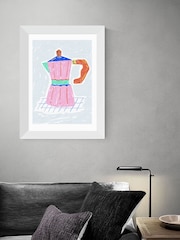 East End Prints White Coffee Corner Moka Pot by Kartika Paramita - Image 1 of 3