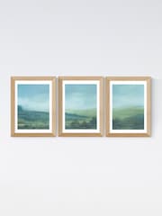 East End Prints Oak Devon Triptych Wall Art by Dan Hobday - Image 2 of 2