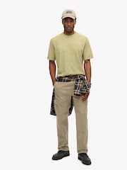 Superdry Yellow Over Dyed Slub Marl T-Shirt - Image 2 of 3