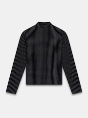 Mint Velvet топ в тонкую полоску с молнией - Image 4 of 4