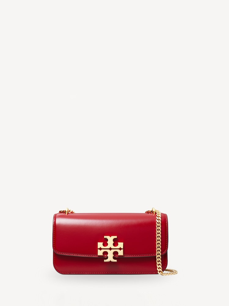 Tory Burch Red Eleanor E/W Small Convertible Shoulder Bag - Image 1 of 11