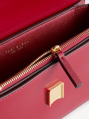 Tory Burch Red Eleanor E/W Small Convertible Shoulder Bag - Image 11 of 11