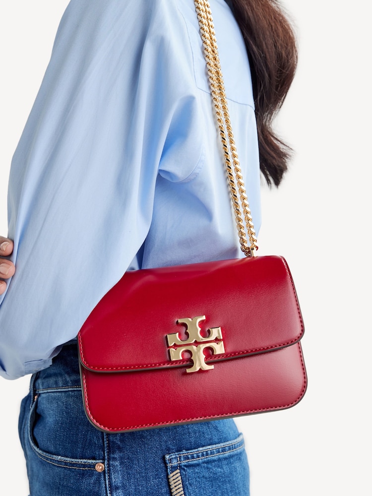 Tory Burch Red Eleanor Small Convertible Shoulder Bag - Image 2 of 7
