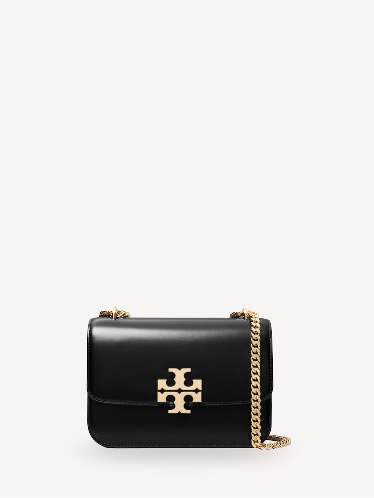 Tory Burch Black Eleanor Small Convertible Shoulder Bag - Image 1 of 7