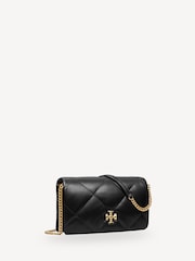 Tory Burch Black Kira Diamond Quilt Chain Wallet - Image 9 of 10