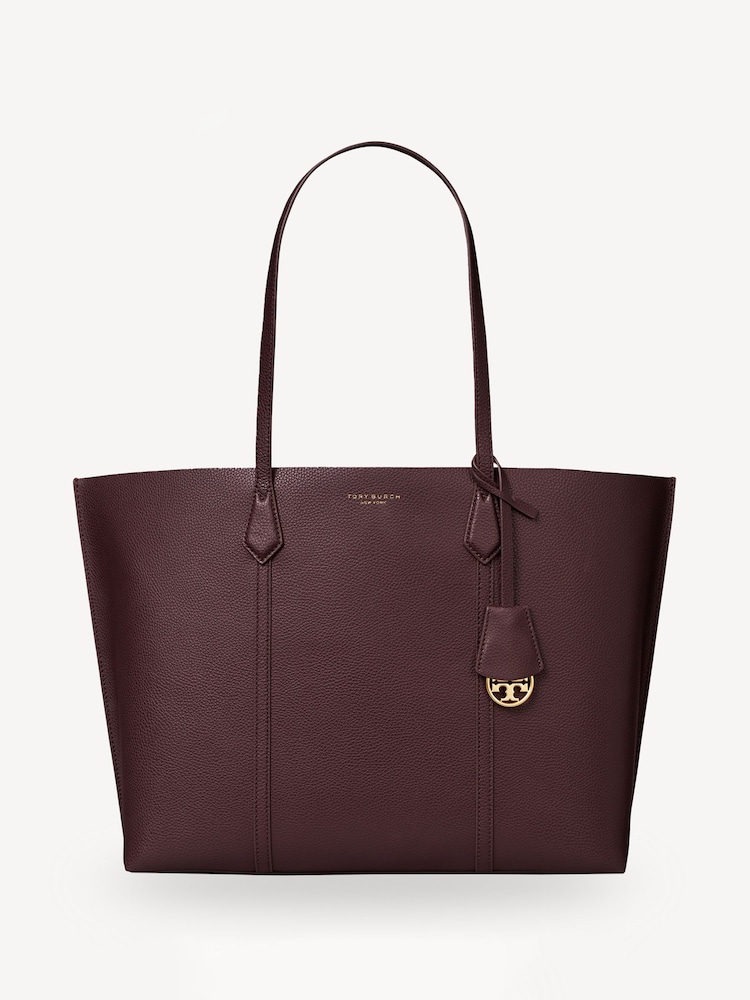 Tory Burch Red Perry Triple-Compartment Tote - Image 1 of 5