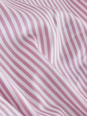 Coral Pink Bengal Slim Fit Signature 100% Cotton Bengal Stripe Shirt - Image 7 of 7