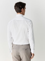 White/Green with Pocket Square Slim Fit Occasion Shirt And Tie Pack - Image 3 of 9