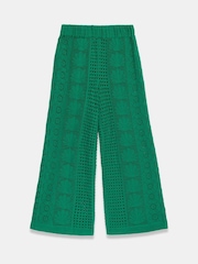 أخضر - بنطلون محبوك كروشيه من Mint Velvet - صورة 7 من 7