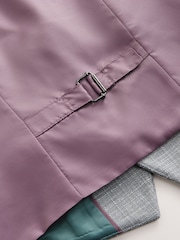 Grey Slub Text Waistcoat - Image 4 of 4
