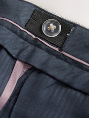 Grey Slub Text Trousers - Image 5 of 5