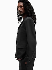 AllSaints Grey Blackwater Blazer - Image 3 of 10