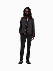 AllSaints Grey Blackwater Blazer - Image 6 of 10