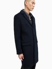 AllSaints Blue Hal Coat - Image 5 of 9