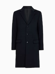 AllSaints Blue Hal Coat - Image 9 of 9