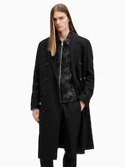 AllSaints Black Arcade Coat - Image 2 of 8