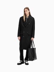 AllSaints Black Arcade Coat - Image 4 of 8