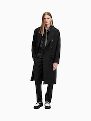 AllSaints Black Arcade Coat - Image 6 of 8