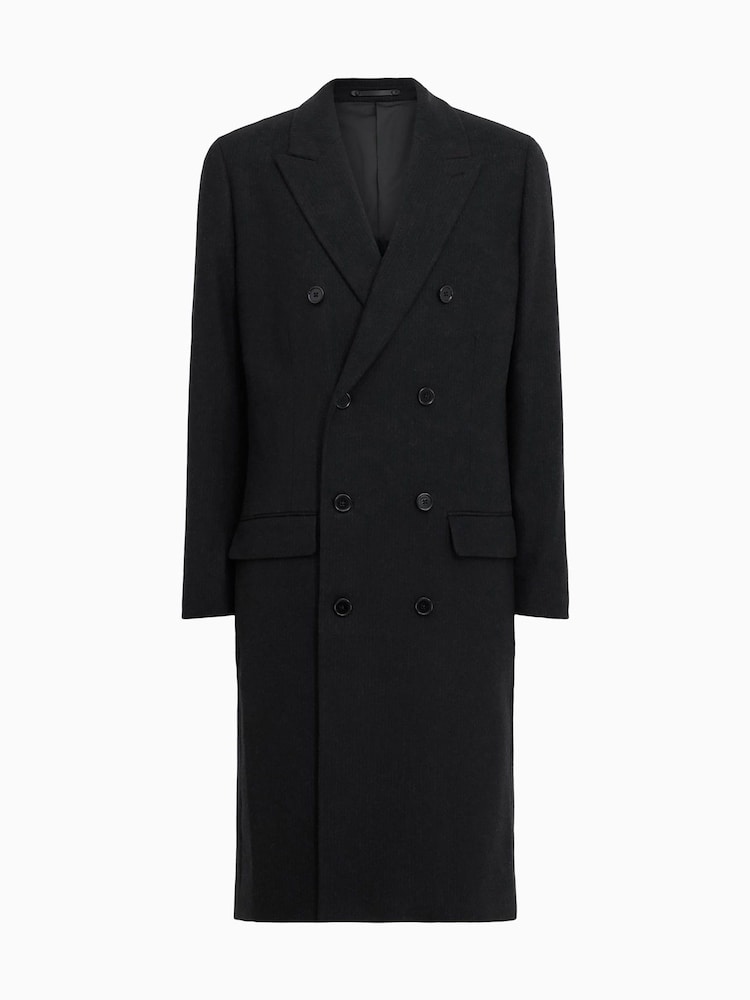 AllSaints Black Arcade Coat - Image 8 of 8