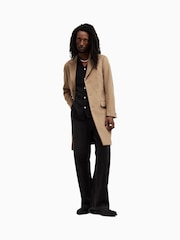 AllSaints Brown Hal Coat - Image 4 of 9