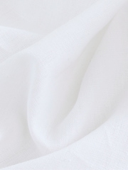 White Regular Fit Cotton Blend Short Sleeve Cutaway Collar Shirt - Image 8 of 9