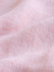 Light Pink Regular Fit 100% Linen Long Sleeve Shirt - Image 3 of 3