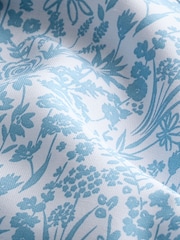 Light Blue Ditsy Floral Easy Iron With Button Down Collar Short Sleeve Oxford Shirt - Image 6 of 6