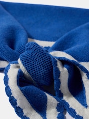 Mint Velvet Blue Scallop Edge Knit Scarf - Image 2 of 3