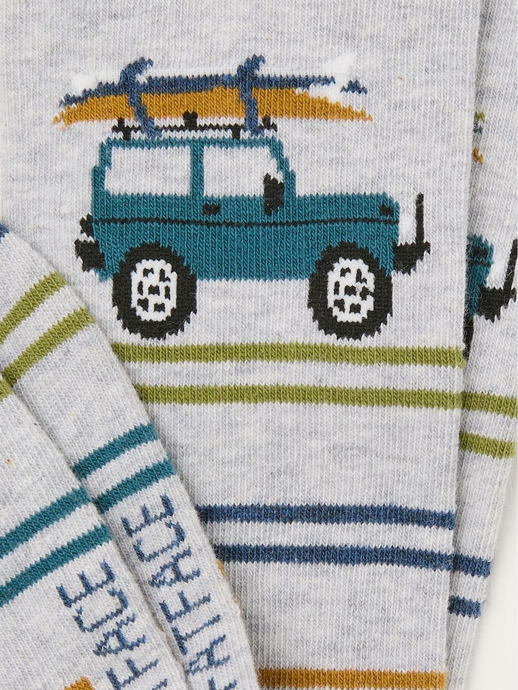 FatFace Grey Off Roader Men's Off Roader Socks - Image 2 of 2 FatFace Grey Off Roader Men's Off Roader Socks - Image 2 of 2