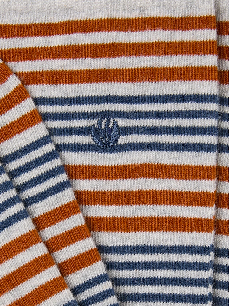 FatFace Grey Stripe Socks - Image 2 of 2