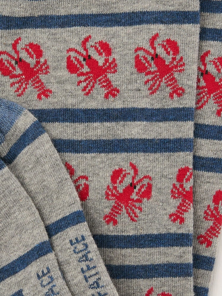 FatFace Grey Lobster Socks - Image 2 of 2