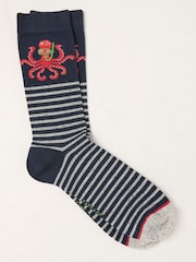 FatFace Blue Octopus Socks - Image 1 of 2