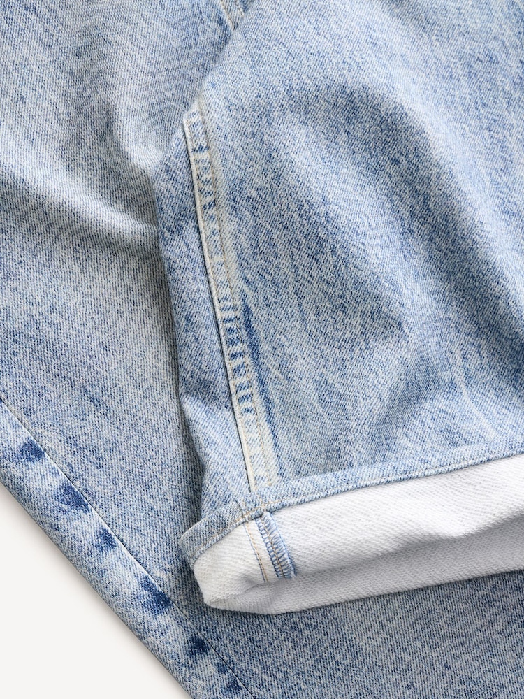 Rag & Bone Blue Miramar Riverly Relaxed Straight High Rise Jeans - Image 11 of 11