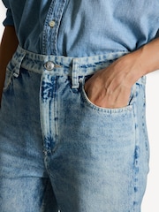Rag & Bone Blue Miramar Riverly Relaxed Straight High Rise Jeans - Image 5 of 11