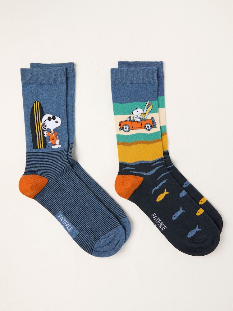 FatFace Socks 2 Pack - Slika 1 iz 2 FatFace Socks 2 Pack - Slika 1 iz 2