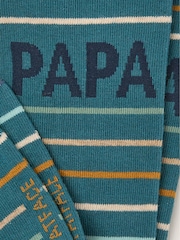 FatFace Teal Blue Papa Socks - Image 2 of 2