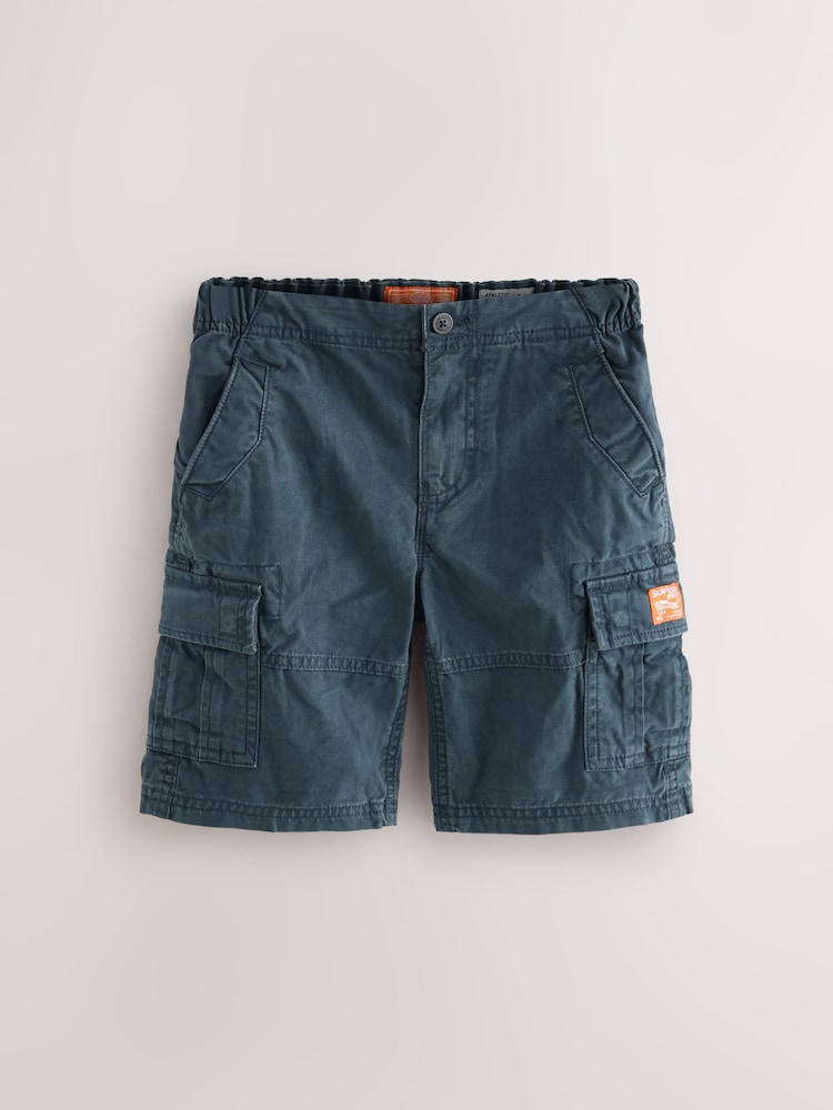 Superdry Navy Cargo Shorts - Image 1 of 5